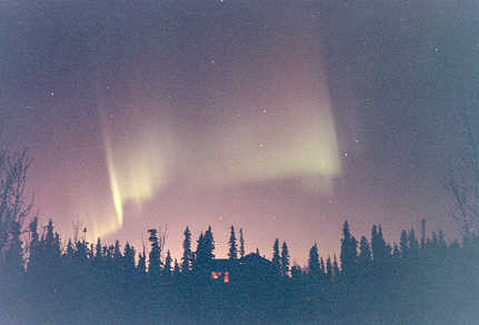 Aurora over Hillside. Copyright Richard Pellessier