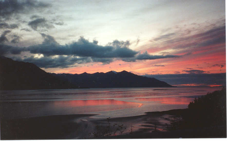 Turnagain Sunset. Copyright Richard Pellessier