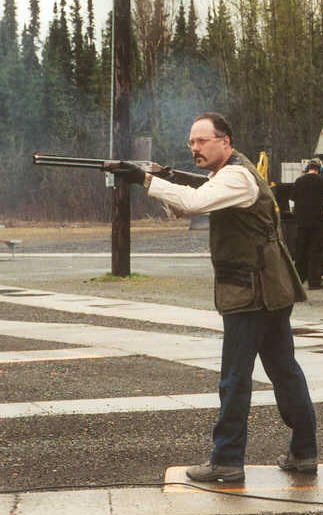 Me at the Ft. Rich Skeet Tournament, May 2003, Photo by Pat Anteau